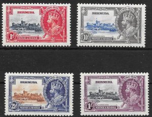 BERMUDA SG94/7 1935 SILVER JUBILEE SET MTD MINT*