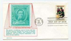 1755 Jimmie Rodgers, Performing Arts, Carrollton FDC