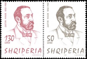 Albania #2614, Complete Set, Pair, 2000, Never Hinged