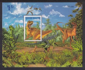 New Zealand 1184a Dinosaurs Souvenir Sheet MNH VF
