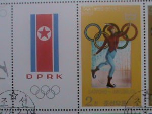​KOREA-1978-SC#1667a- OLYMPIC-SAPPORO-INNSBRUCK OG CTO -SHEET- VF-LAST ONE