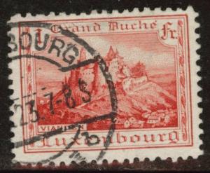 Luxembourg Scott 126 Used from 1921-34 set