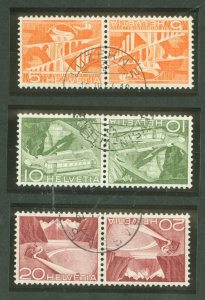 Switzerland #329a/330a/332a  Multiple