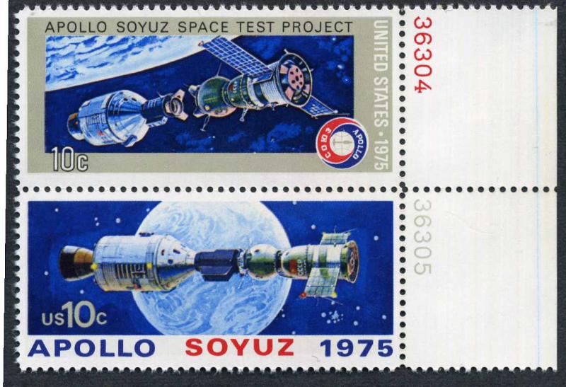 Scott #1569-70 10c Apollo-Soyuz Pair MNH