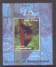 SOMALILAND - 1999 - Pandas - Perf Souv Sheet - M N H - Private Issue