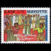 MAYOTTE 2001 - Scott# 147 Mecca Pilgrims Set of 1 NH