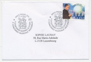 Cover / Postmark Italy 2002 Music Concours