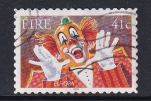 Ireland   #1406  used  2002   Europa clown  41c