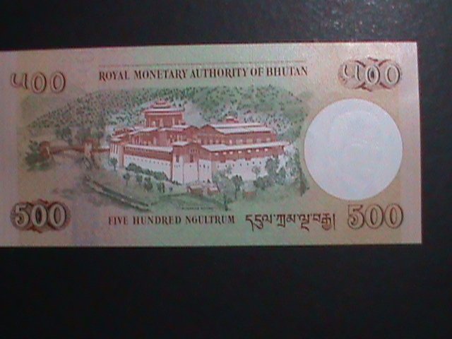 ​BHUTAN-2011-500 NGULTRUM UNCIRCULATED CURRENCY-VF WE SHIP TO WORLD WIDE