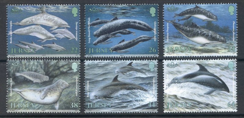 Jersey 2000 Marine Life Set SG947/953 Unmounted Mint 