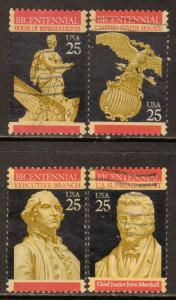 United States  #2412-15  Used set (1989-90)  c.v. $0.80 