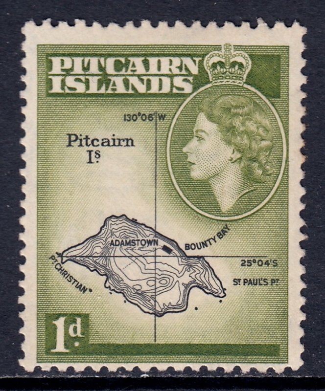 Pitcairn Islands - Scott #21 - MLH - Toning spot - SCV $5.00