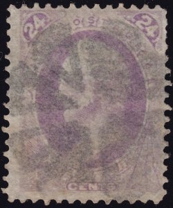 US Scott 153 Used 24 cents purple Lot A1005 bhmstamps