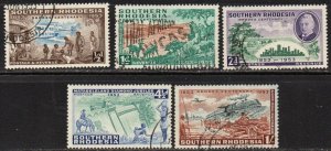 Southern Rhodesia Sc #74-78 Used