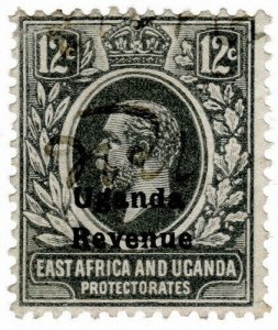 (I.B) KUT Revenue : Uganda Duty 12c (1918)