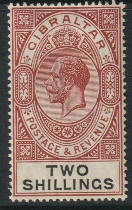 Gibraltar Sc# 86 KGV 1921 - 1932 MMH 2/ issue WMK 4 CV $11.00