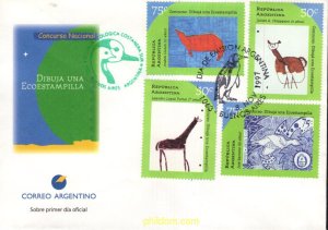 715438 MNH ARGENTINA 1997 CONCURSO DE DIBUJOS INFANTILES