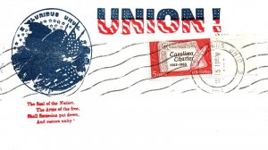 CIVIL WAR CACHET UNION! THE SEAL OF THE NATION CANCELLED COLUMBUS OHIO 1963