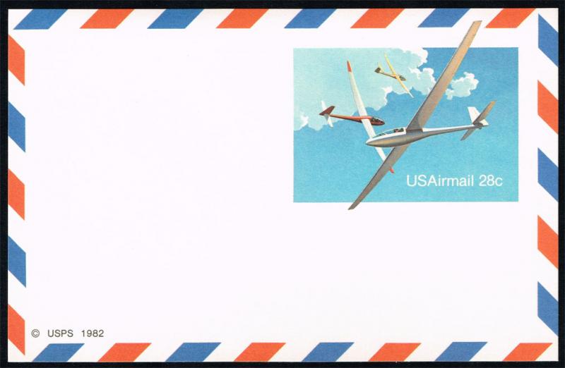 US #UXC20 Gliders Postal Card; MNH (1.00)