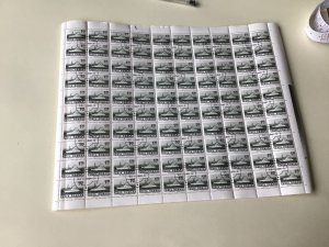 Romania 1981 cancelled  shipping Part stamps sheet sent folded  51130