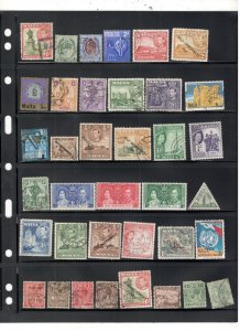 MALTA COLLECTION ON STOCK SHEET MINT/USED