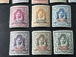 JORDAN # N2--N17-MINT/NEVER HINGED--PALESTINE-OCCUPATION--COMPLETE SET--1948