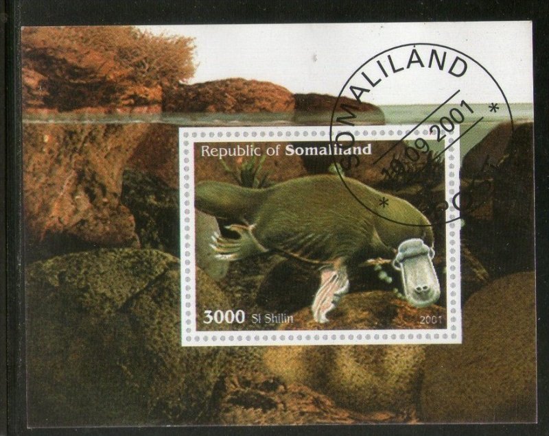 Somalia 2001 Marine Life Mammal Animals Fauna M/s Cancelled  # 3725