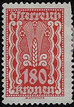 Austria Scott 272 Symbols of Agriculture MH