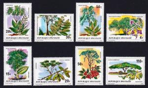 Rwanda Trees 8v issue 1979 SG#921-928 SC#915-922