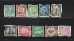 United States 692-701 Set MNH Various (B)