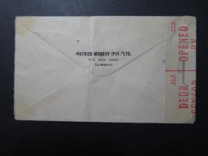 South Africa 1942 Censor Cover / Patriotic Cancel / Light Fold / 30c Due -Z10824