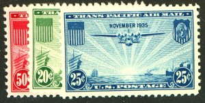 U.S. #C20-C22 MINT OG LH