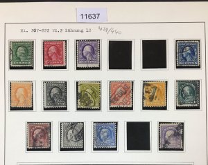 MOMEN: US STAMPS  USED COLLECTION  LOT #11637