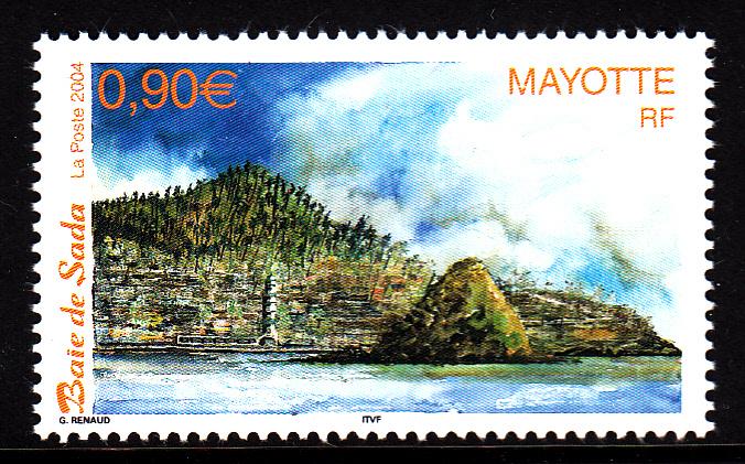 Mayotte MNH Scott #203 90c Sada Bay