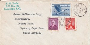 Canada,#318,319,320,1952,FDC,Size16.6X9.4cm