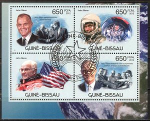 Guinea Bissau 2012 Space J. Glenn Sheet Used / CTO