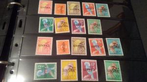 Netherlands New Guinea #1-19 and 1-19a MNH UNTEA WEST IRIAN