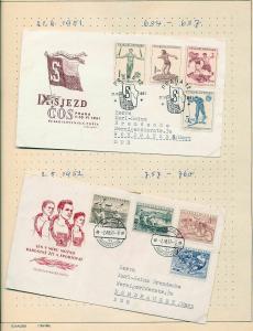 Czechoslovakia 1951/52  M&U Blocks Sheets (Appx 100+Items) (Ref DD543