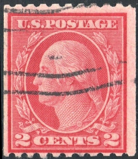 SC#487 2¢ Washington Coil Single (1916) Used