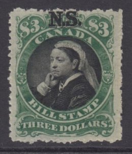 Nova Scotia (Canada Province Revenue), van Dam NSB18a, MNH 