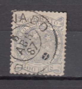 J43868 JLStamps 1887 brazil used #94 300r