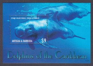 2013 Antigua and Barbuda 5103/B712 Marine fauna - Dolphins 7,00 €