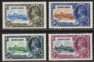 Sierra Leone Sc #166-169 Mint Hinged