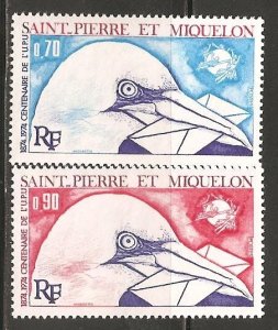 St Pierre & Miquelon SC 432-3 MNH