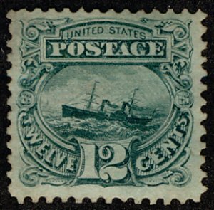 USA 117 VF/XF OG Hr, extremely well centered, bold impression and color, A SE...