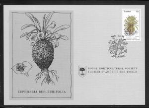 Just Fun Cover Transkei #33 FDC Royal Horticultural Society. (my5389)