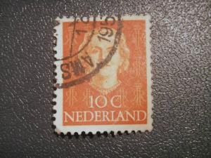 Nederland, 1949, 10c orange SG 686 Value £0.10