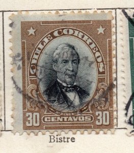 Chile 1911 Early Issue Fine Used 30c. NW-11445