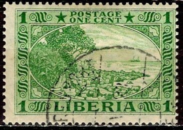 Liberia; 1921: Sc. # 183: Used Single Stamp