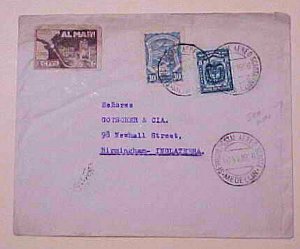 COLOMBIA  SCADTA ENGLAND 1926 MEDELLIN